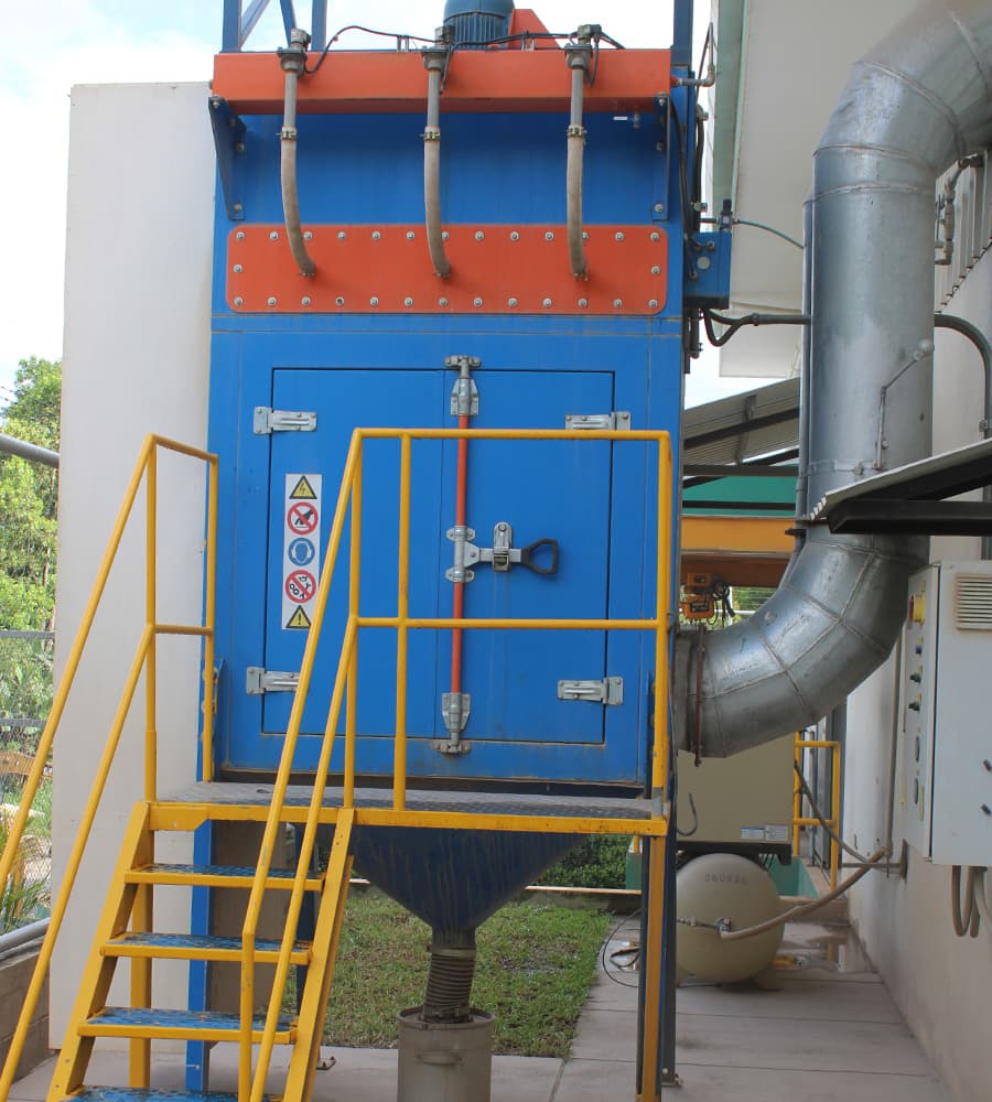 Colector de humos y gases