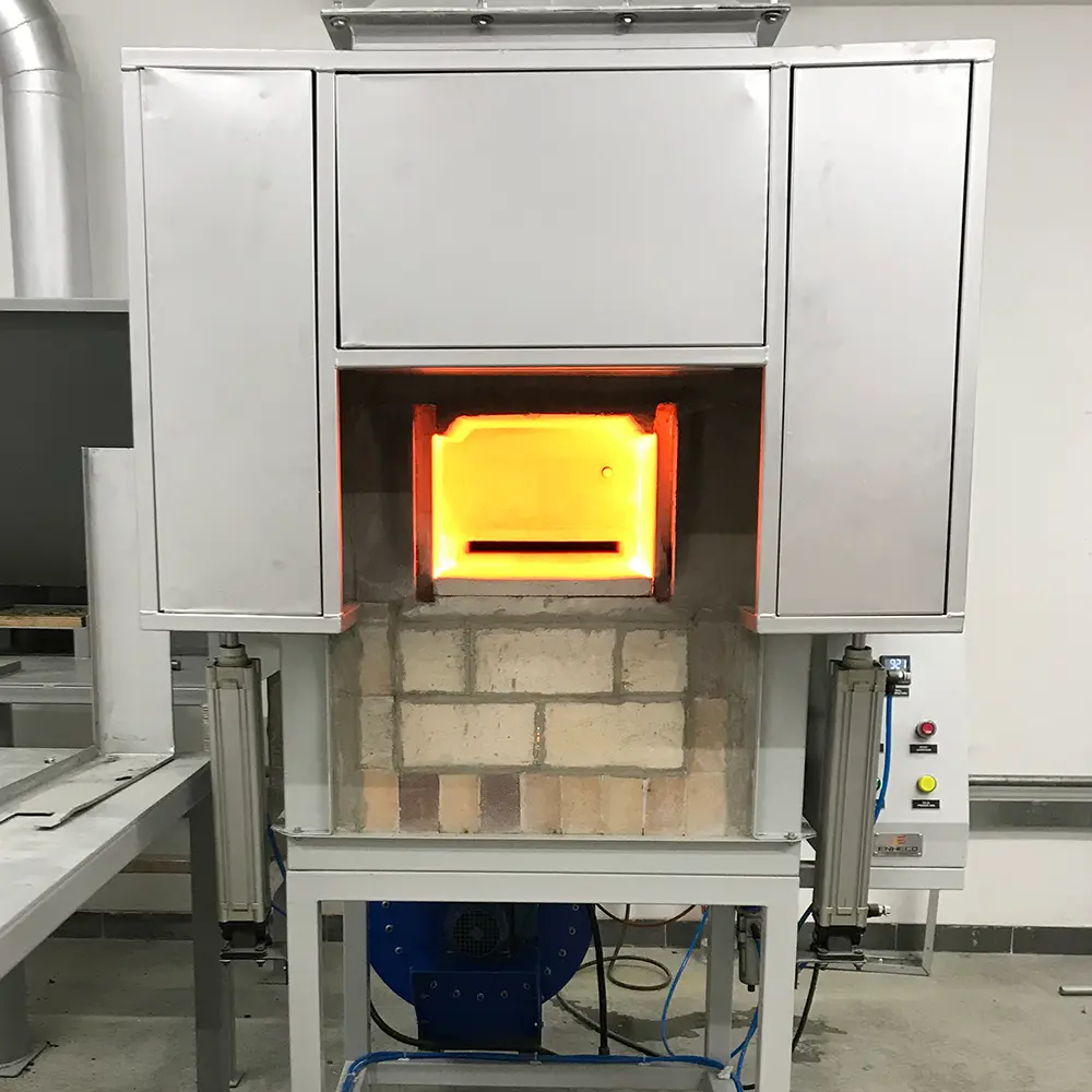 Horno de copelación de copelas