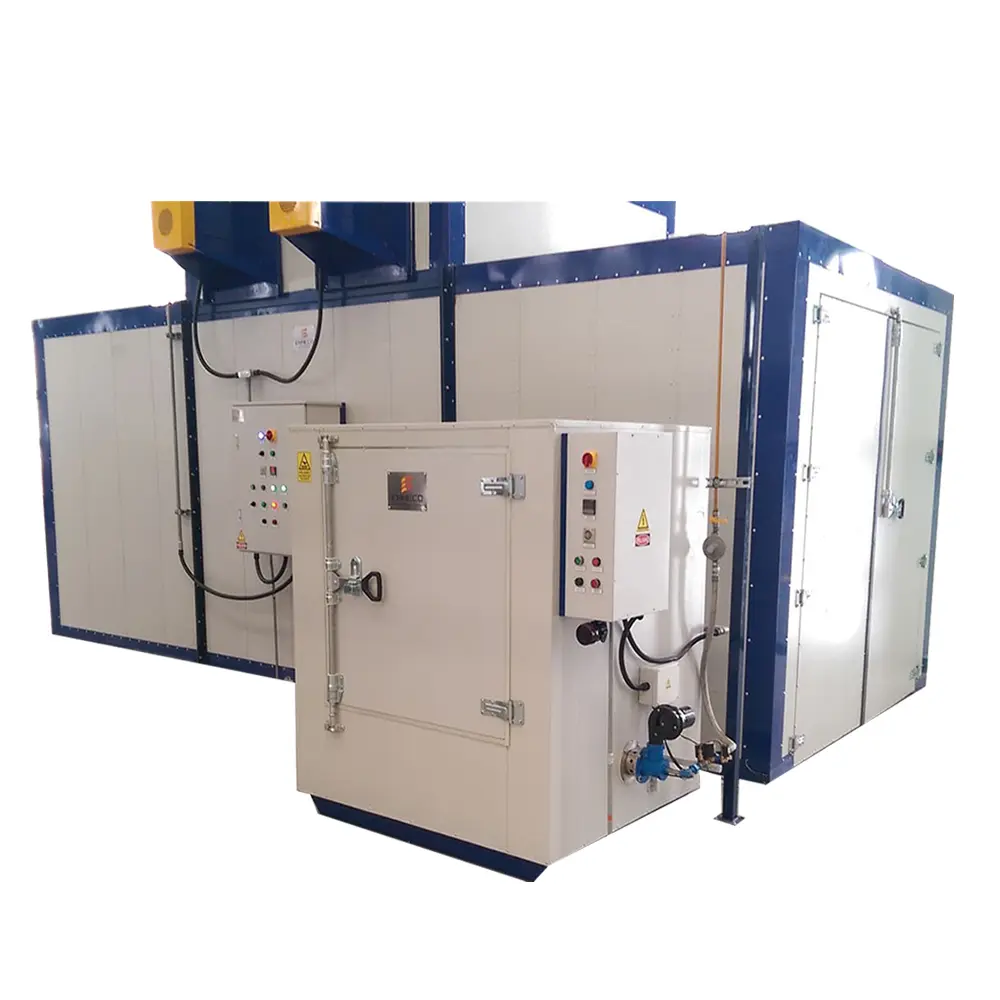 Horno de curado de pintura por Batch: