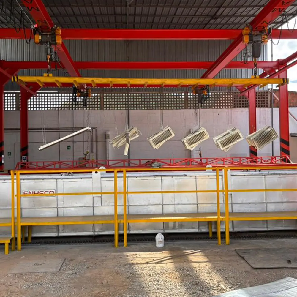 Hot-dip galvanizing tank